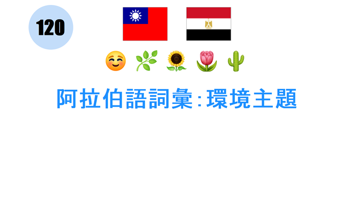 阿拉伯語詞彙：環境主題